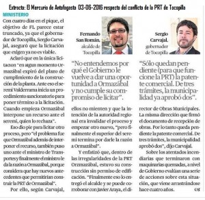 Extracto conflicto PRT Tocopilla